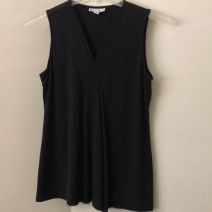 Pleaded tank blouse